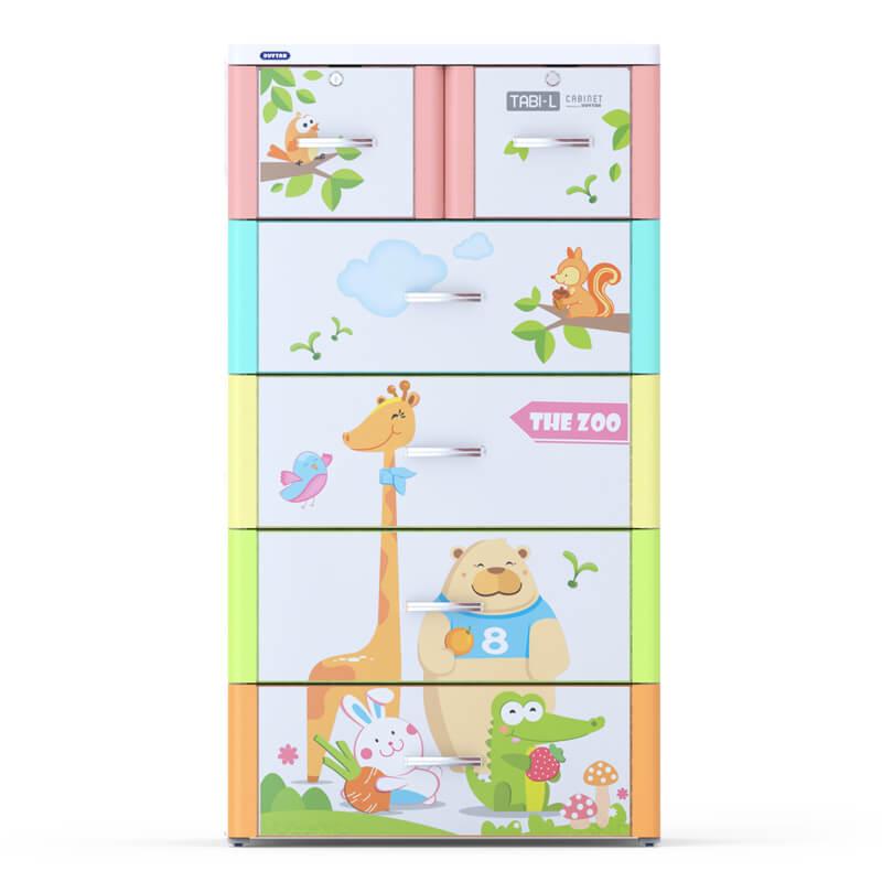 Tủ nhựa Duy Tân TABI 5 tầng