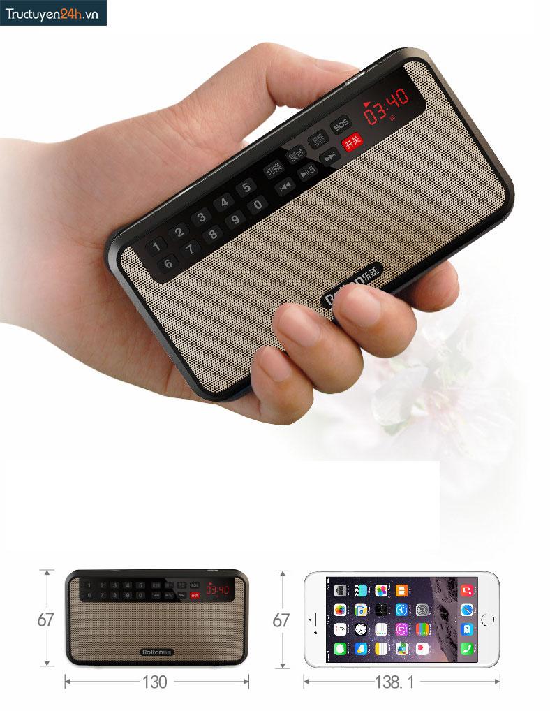 Loa MP3 FM Radio Rolton T60