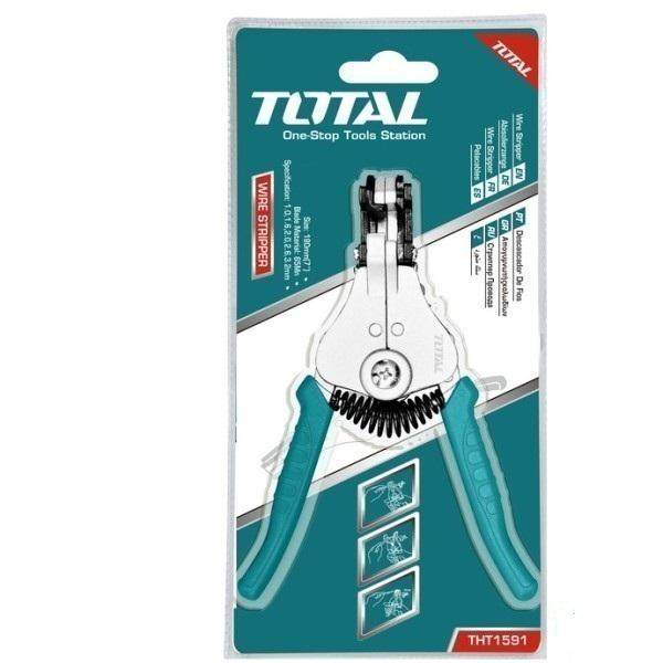 Kìm tuốt dây điện 7 inch Total THT1591