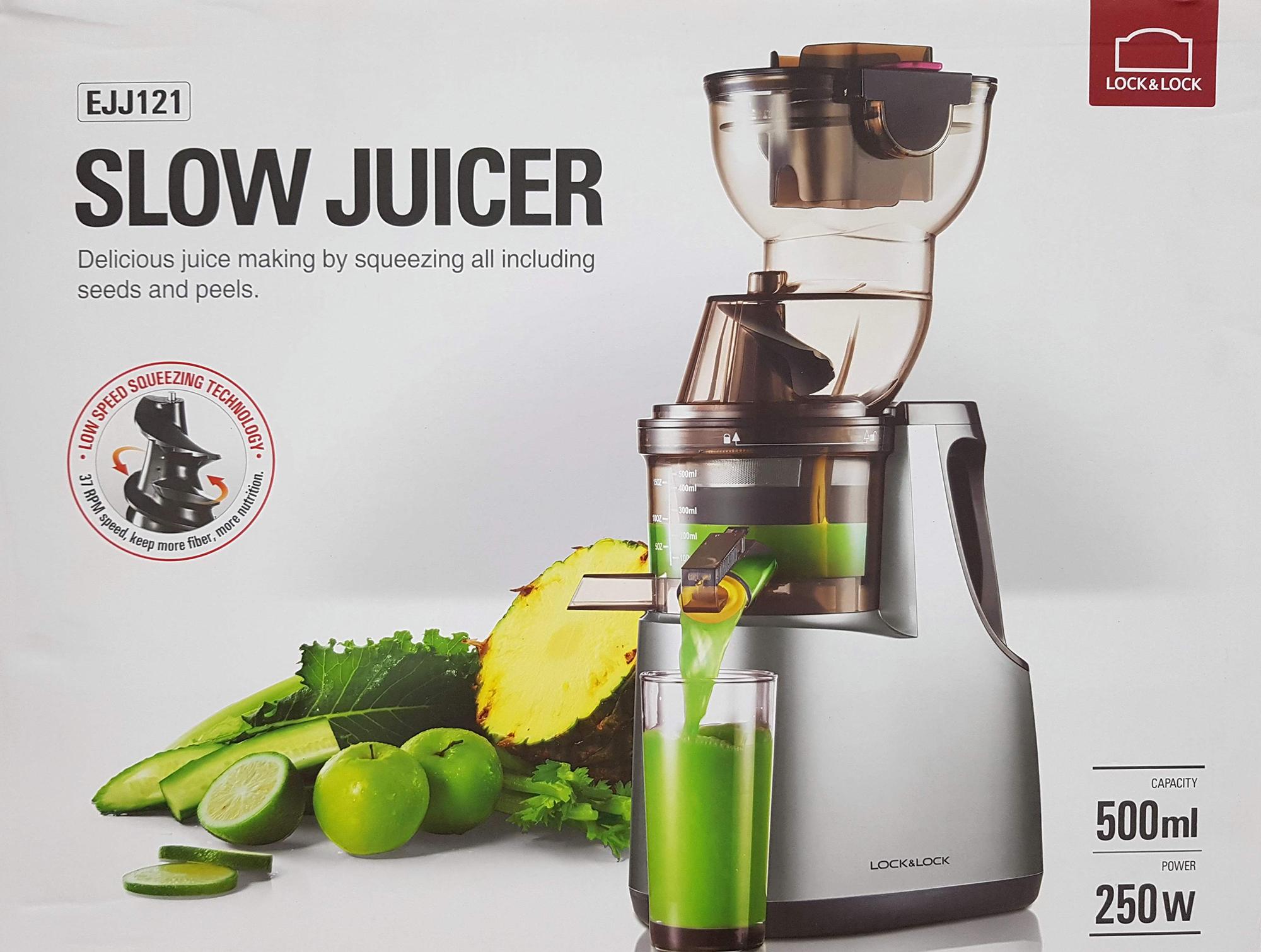 Máy ép chậm cao cấp Lock&lock EJJ121 - 500ml, 250W