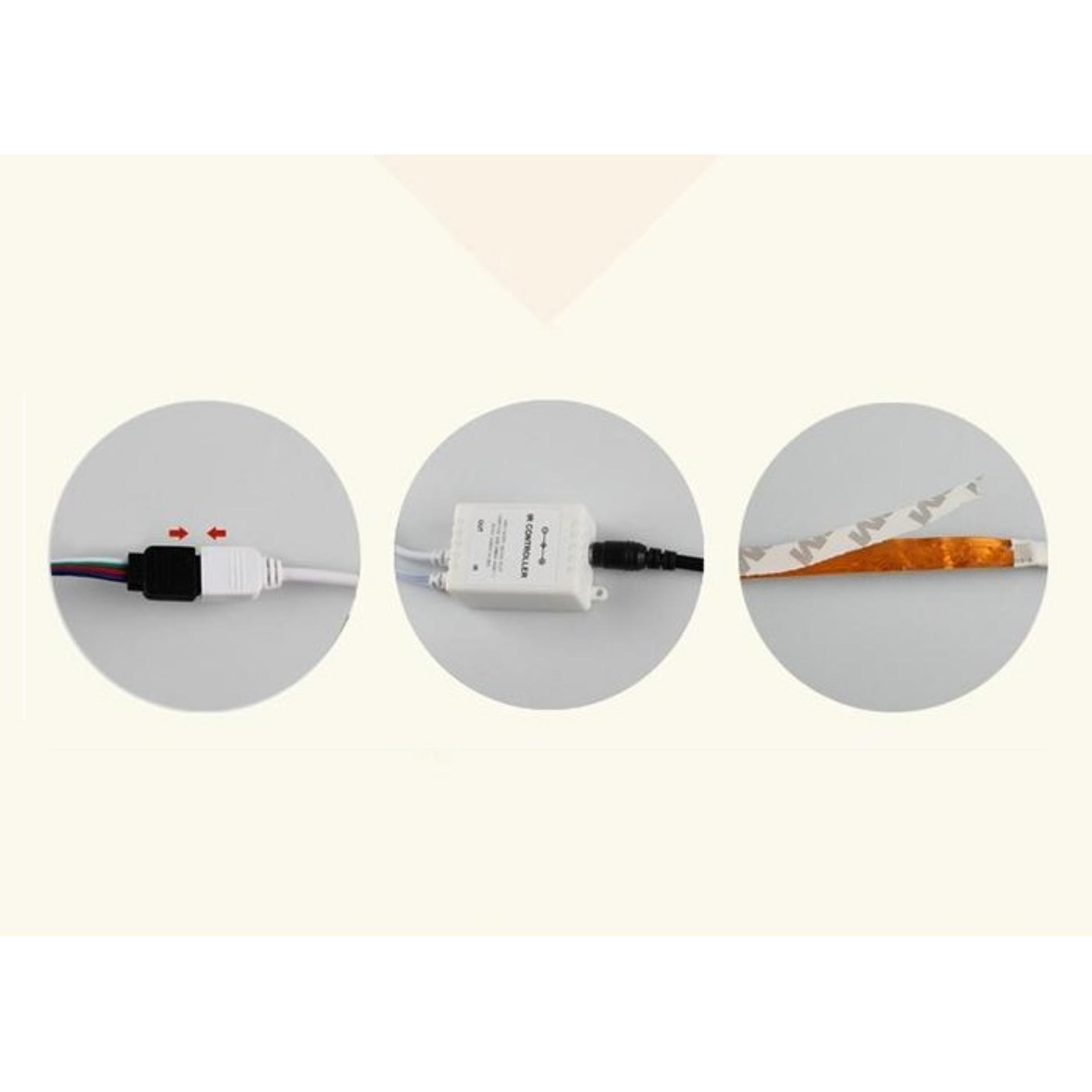 Đèn led trang trí 3528RGB 5m