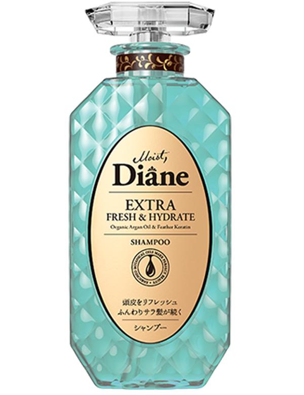 Dầu Gội Kiểm Soát Dầu Moist Diane Extra Fresh & Hydrate 450ml