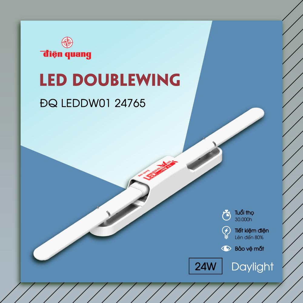 Bộ đèn LED Doublewing Điện Quang ĐQ LEDDW01 24765