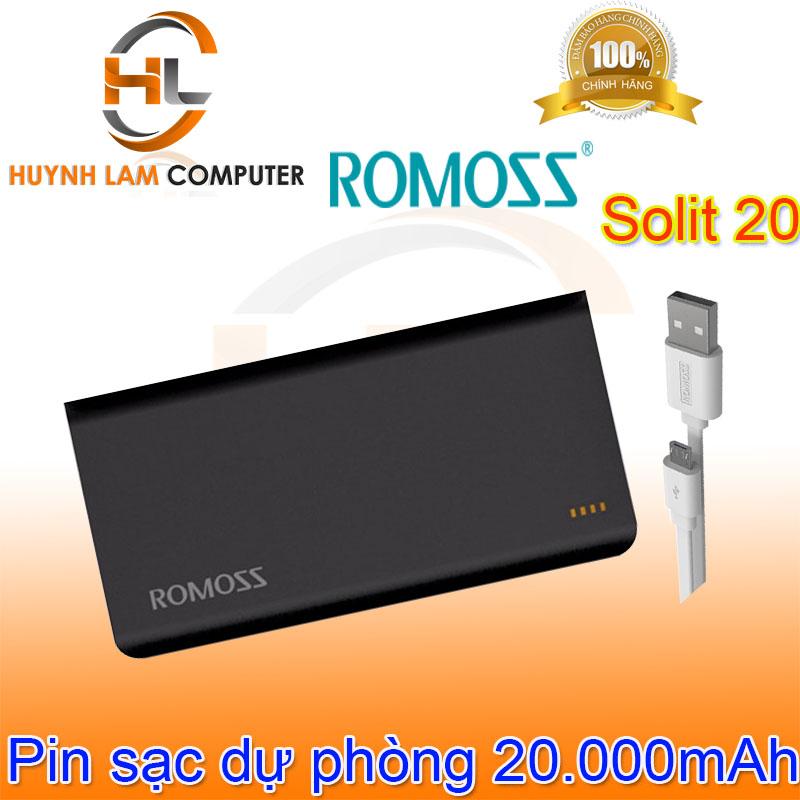Pin sạc dự phòng Romoss Solit 20 20000mAh