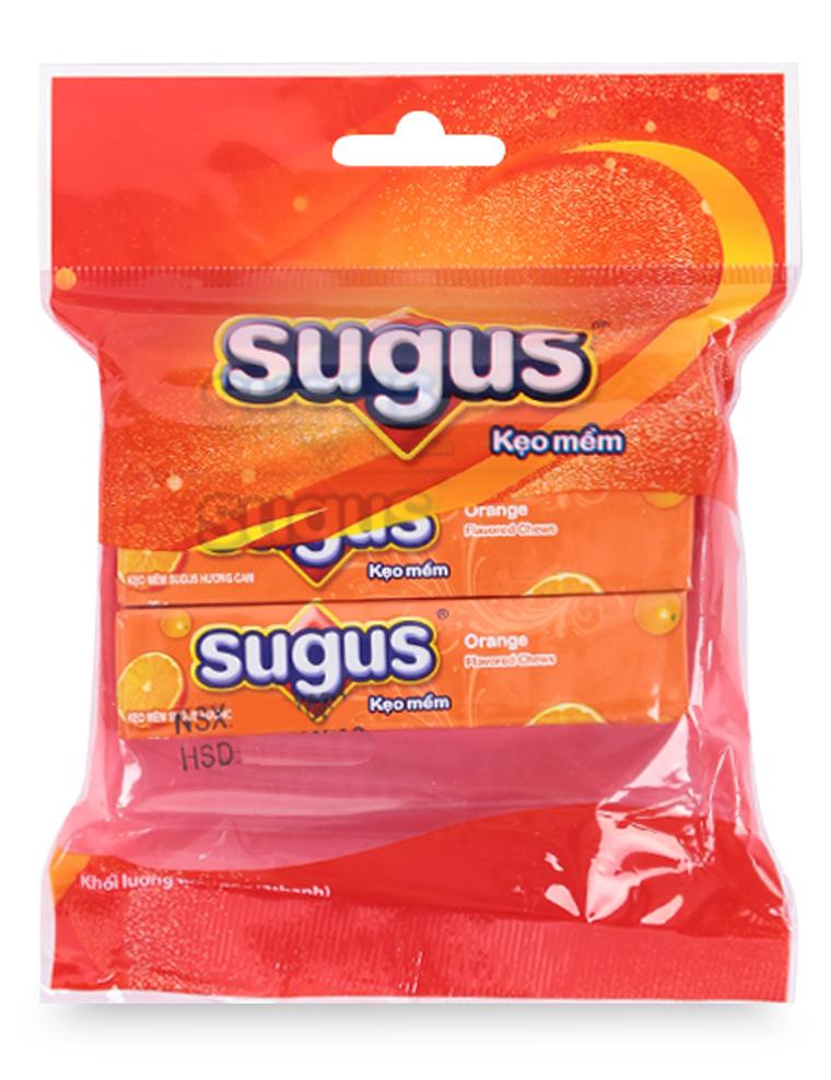 Kẹo mềm Sugus hương cam gói 90g (3 thanh)