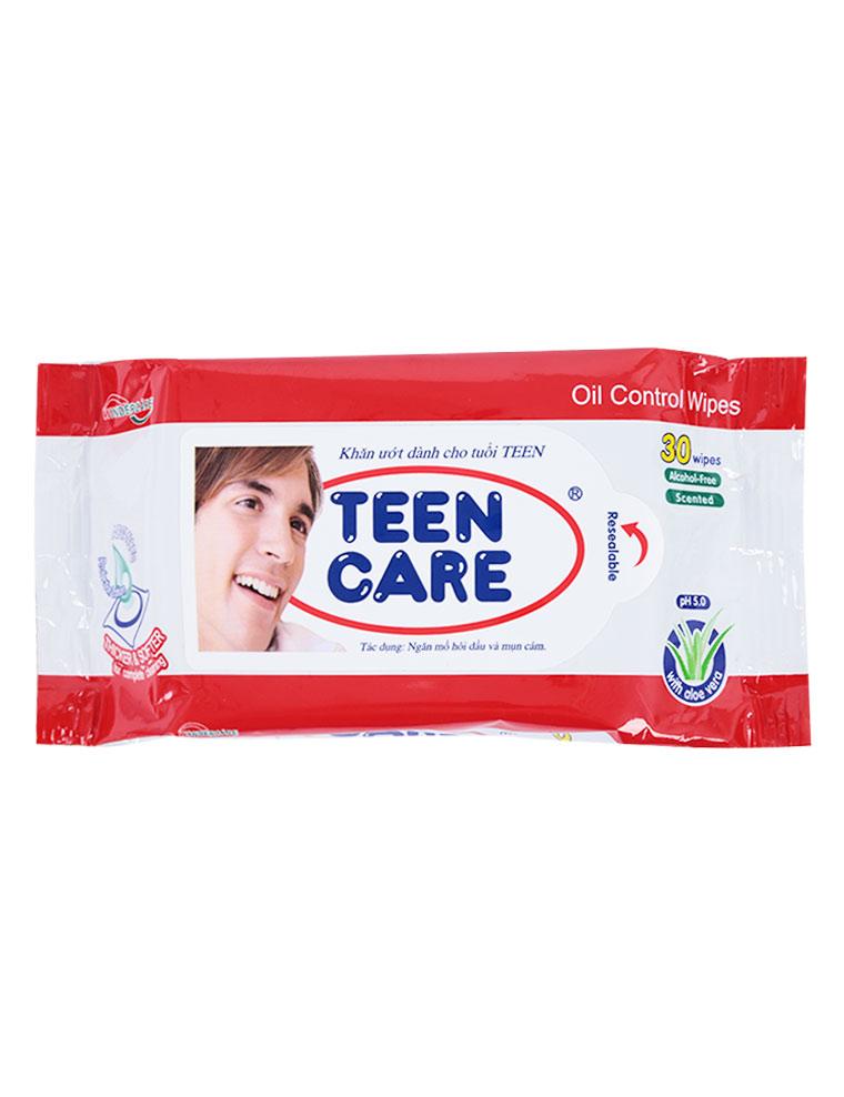 Khăn giấy ướt Teen Care gói 30 khăn