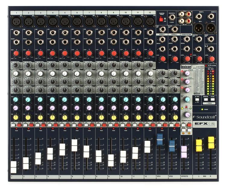 Mixer Soundcraft EFX12