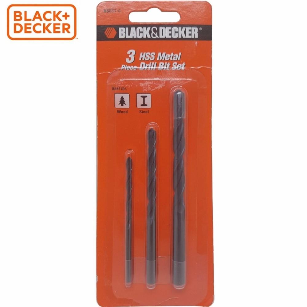 Bộ mũi khoan Black Decker A8031G 3 chi tiết