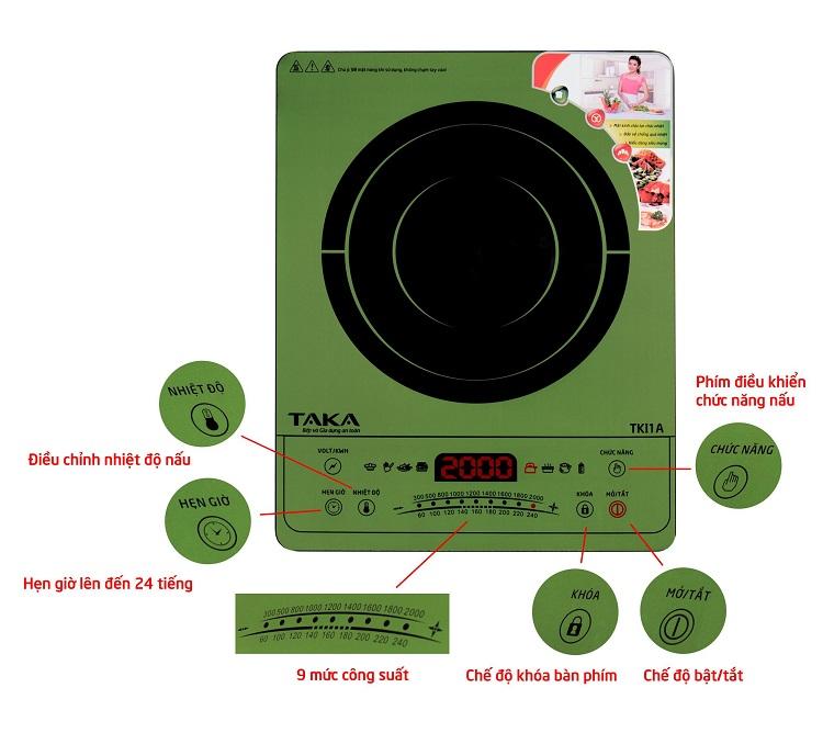 Bếp từ đơn Taka TKI1A