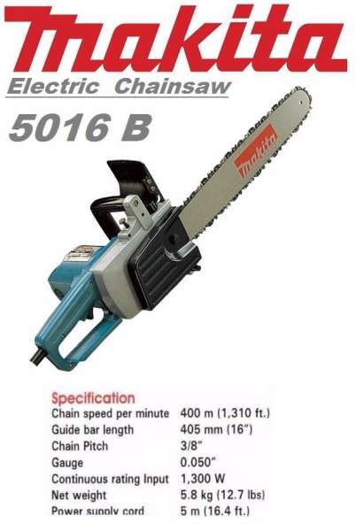 Máy cưa xích makita 5016b - CÔNG SUẤT 3800W Máy cưa xích chạy điện