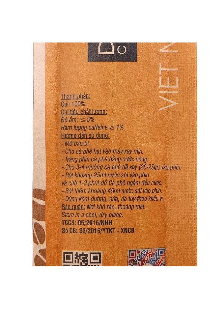 Cà phê hạt DakMark Culi 200g