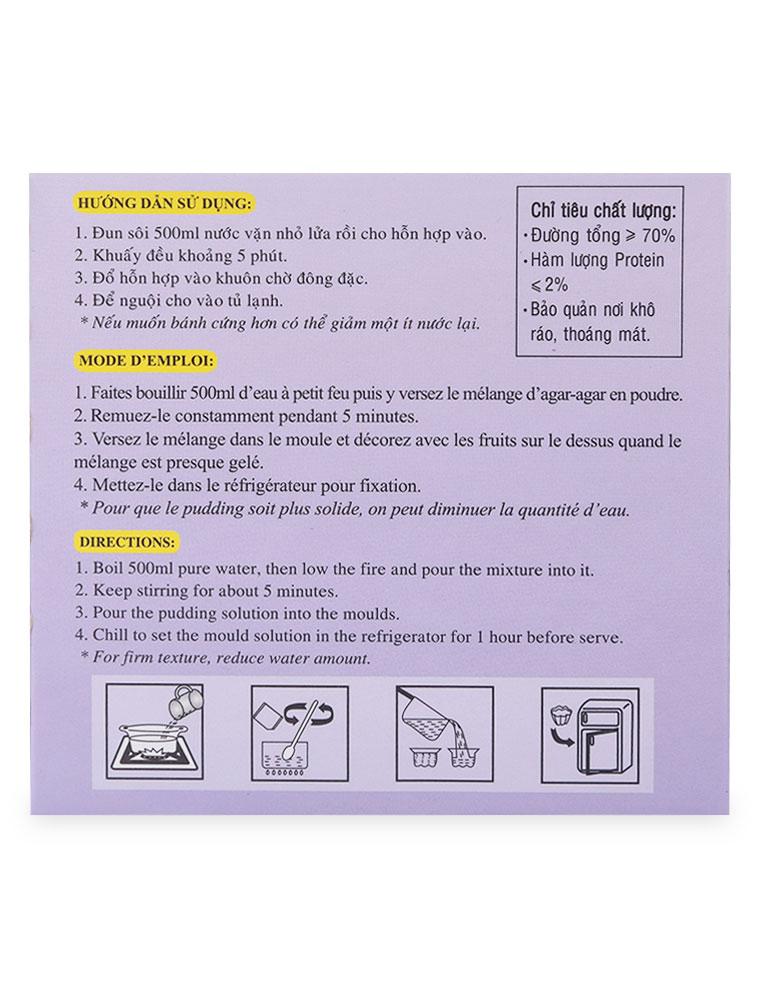 Bột rau câu 3K vị Khoai môn