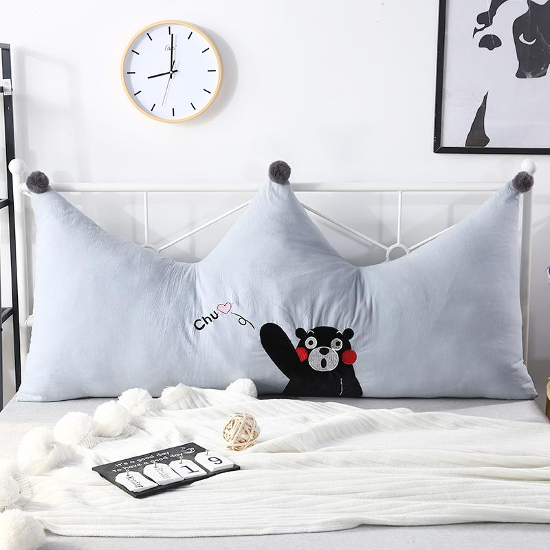 Vương Miện Hoạt Hình 100% Cotton Giường Sô Pha Đệm Tựa Tựa Lưng