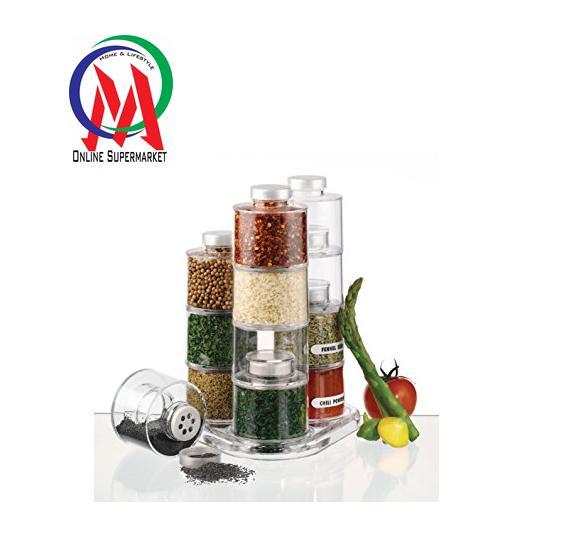 Bộ 12 hủ đựng gia vị trong suốt Spice
