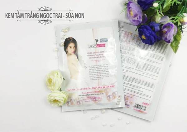 Kem Tắm Trắng Dưỡng Da LiLys White Ngọc Trai Sữa Non - 120g