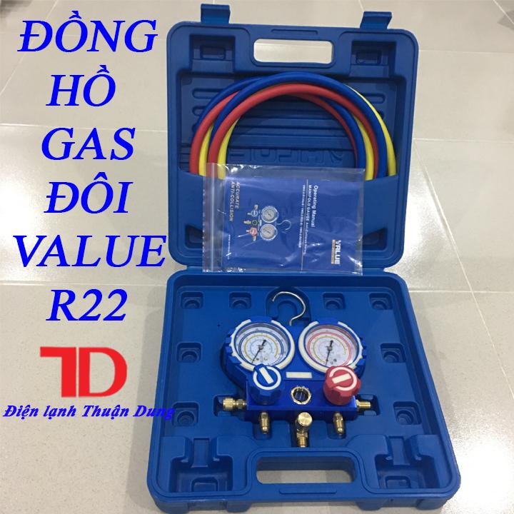 ĐỒNG HỒ ĐO ÁP SUẤT GAS VALUE R22