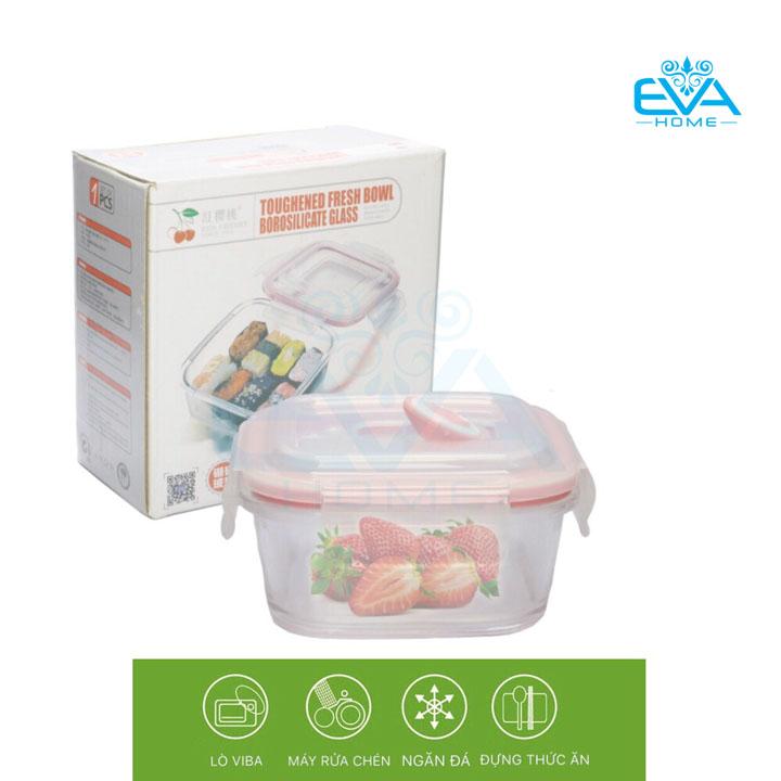 Hộp thủy tinh đựng thực phẩm 380ml Komax