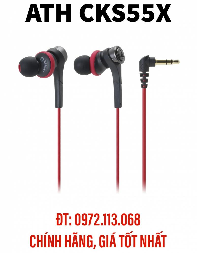 Tai nghe nhét tai Audio Technica ATH-CKS55X
