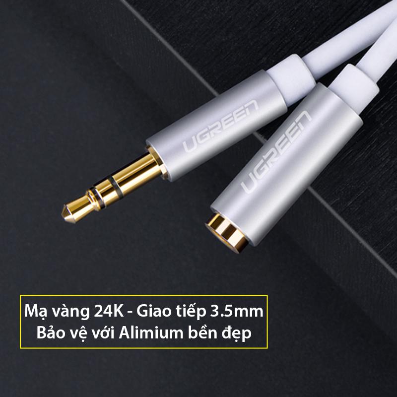 Cáp Audio 3.5mm dài 1,5m Ugreen 10775