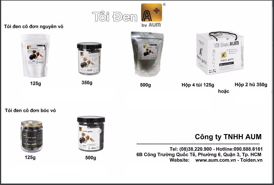 Tỏi đen cô đơn AUM 350g
