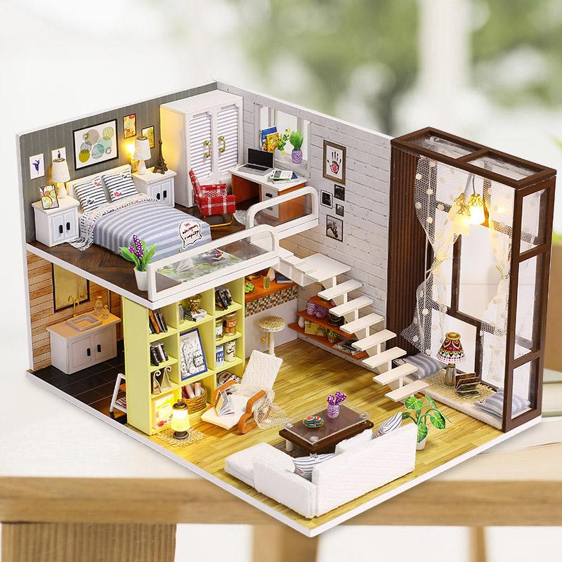 Bộ đồ chơi nhà búp bê mô hình lắp ráp căn nhà tiện nghi K028