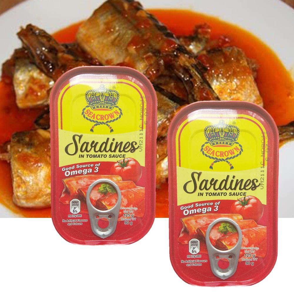 Cá trích sốt cà Sea Crown 125g Combo 2 hộp