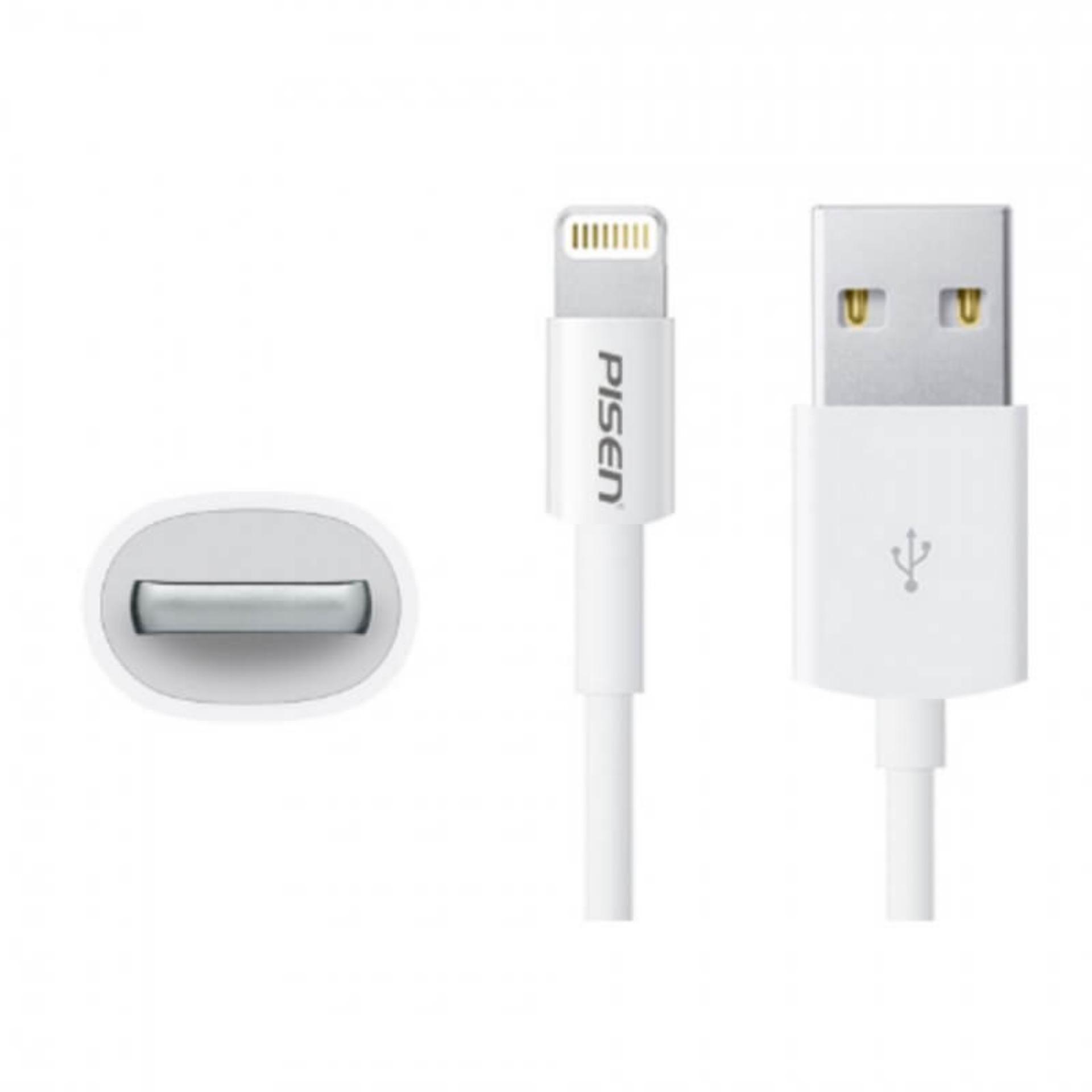 Dây cáp Pisen Flat Apple Lightning 800mm