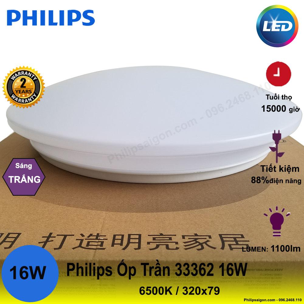 ĐÈN LED ỐP TRẦN PHILIPS 33362