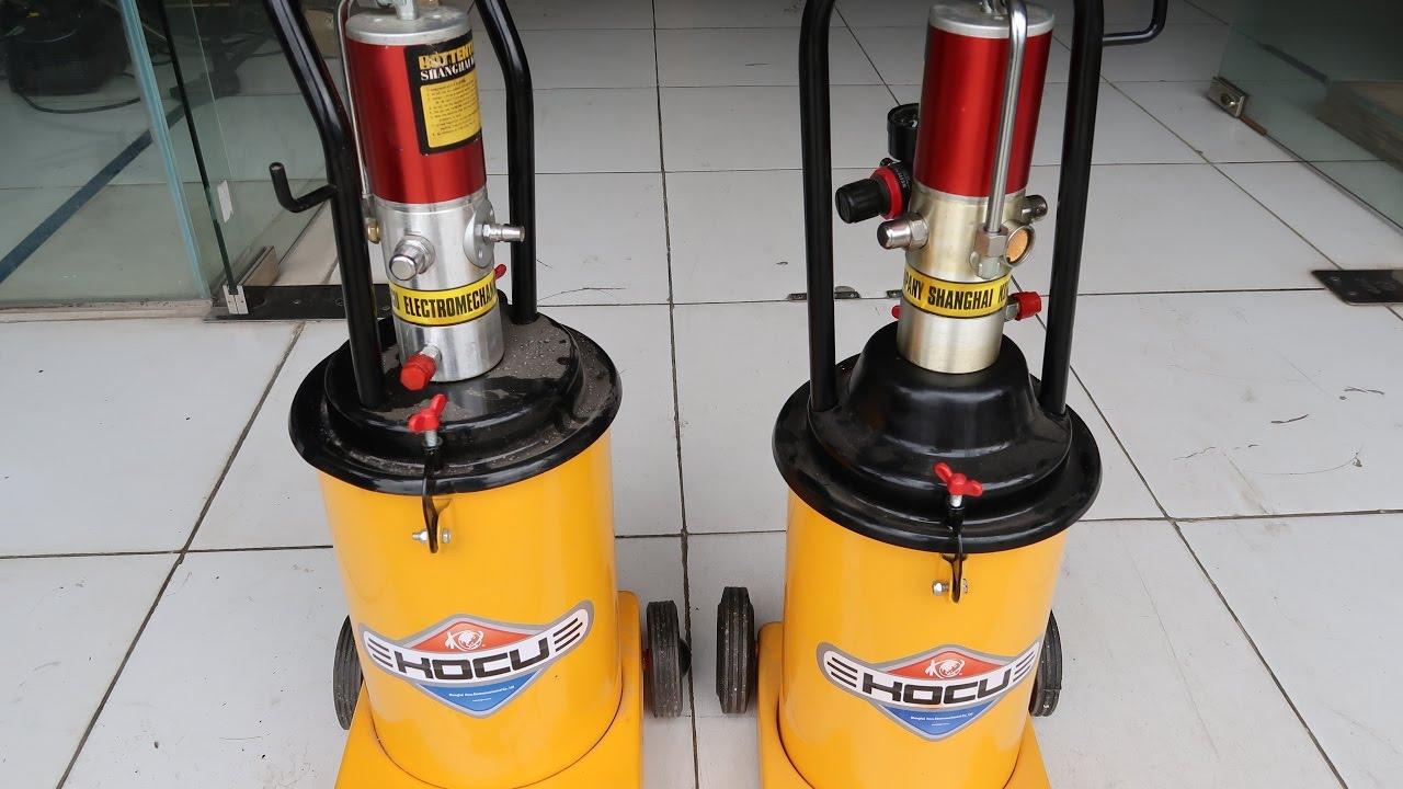 Máy bơm mỡ khí nén Kocu GZ-3 - 12 lít