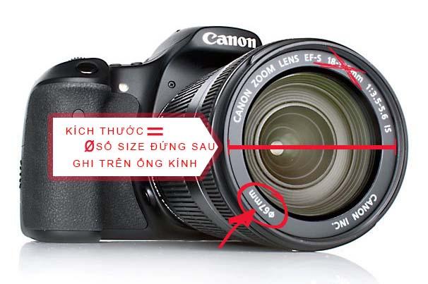Cap lens trước dành cho Canon
