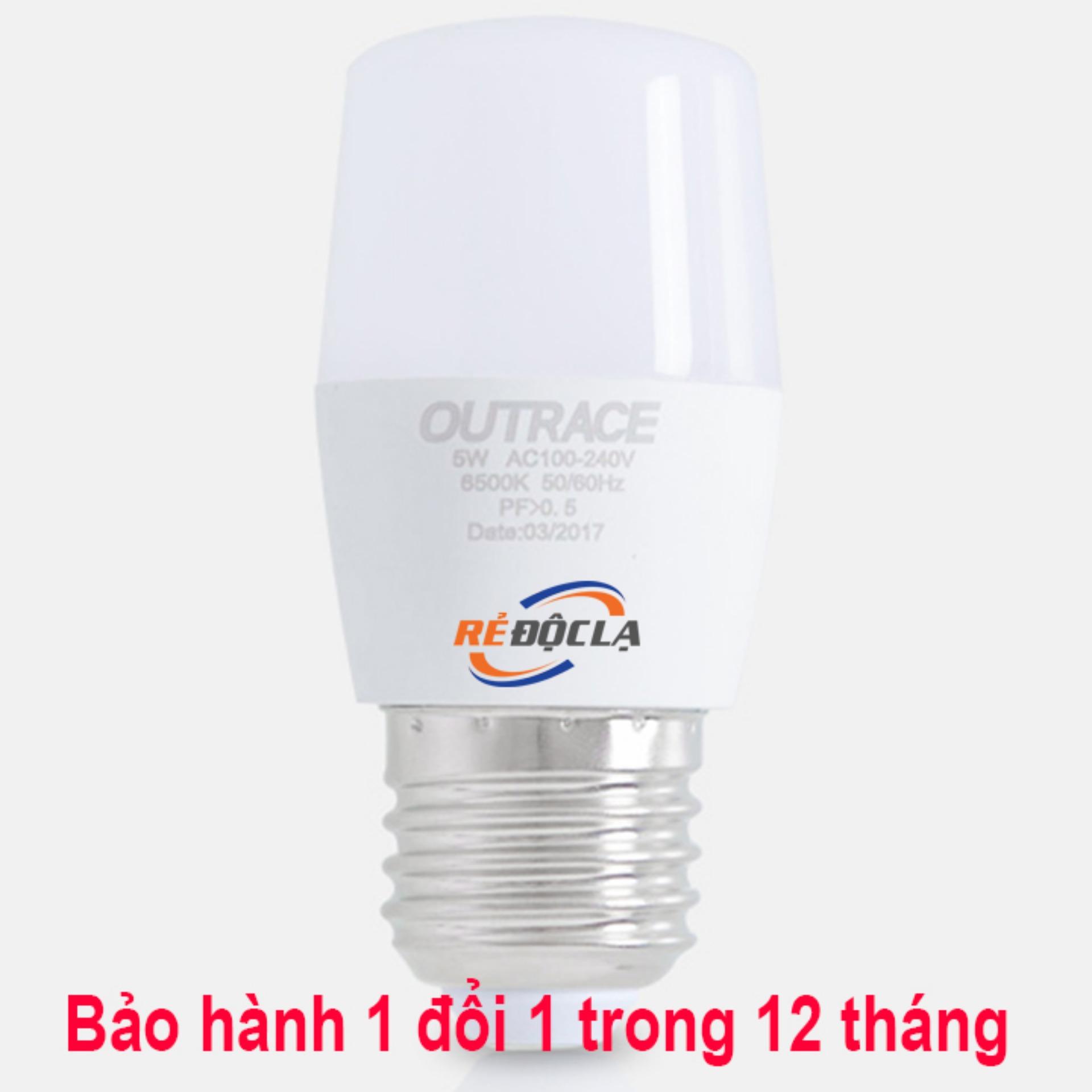 Bóng đèn Led bulb 5W Outrace ( Ánh sáng Trắng ) - Led Cao Cấp- Better Shop