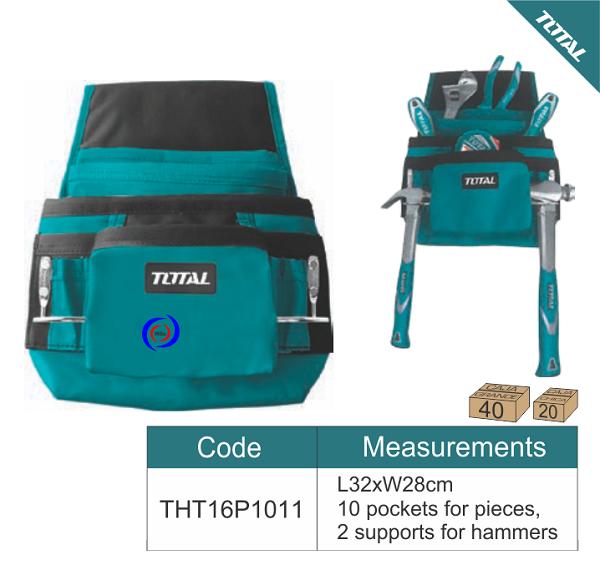 Túi đựng dụng cụ đơn Total THT16P1011