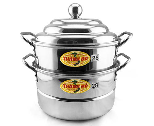 XỬNG HẤP INOX THÀNH ĐÔ 32CM