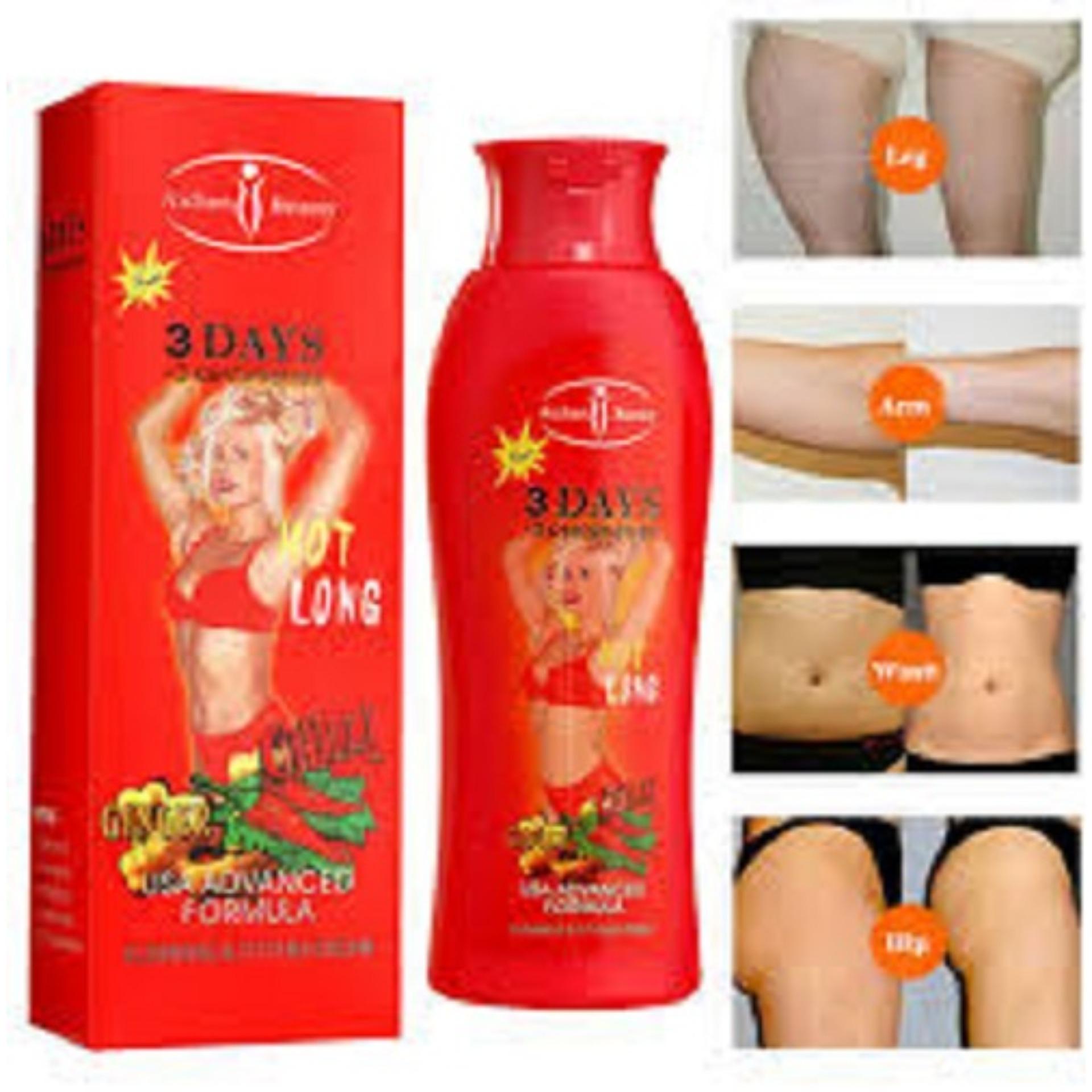 Kem tan mỡ bụng 3 Days trà xanh và ớt