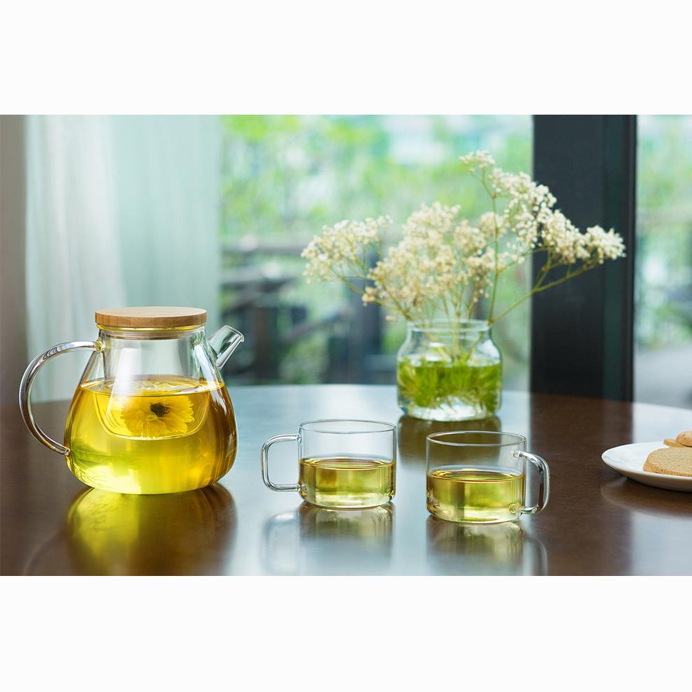 Bình lọc trà hoa thủy tinh Samadoyo S095 900ml