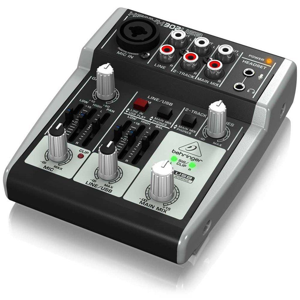 Mixer 3 cổng Behringer XENYX 302USB