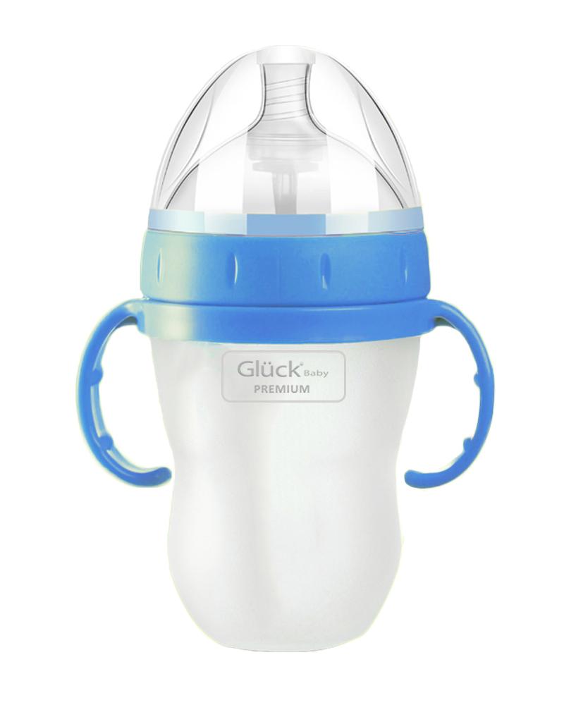 Bình sữa silicon Gluck Premium - 240ml