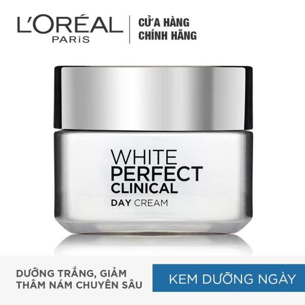 Kem dưỡng trắng mịn và giảm thâm nám ban ngày LOreal Paris White Perfect Clinical Day SPF 19PA +++ 50ml