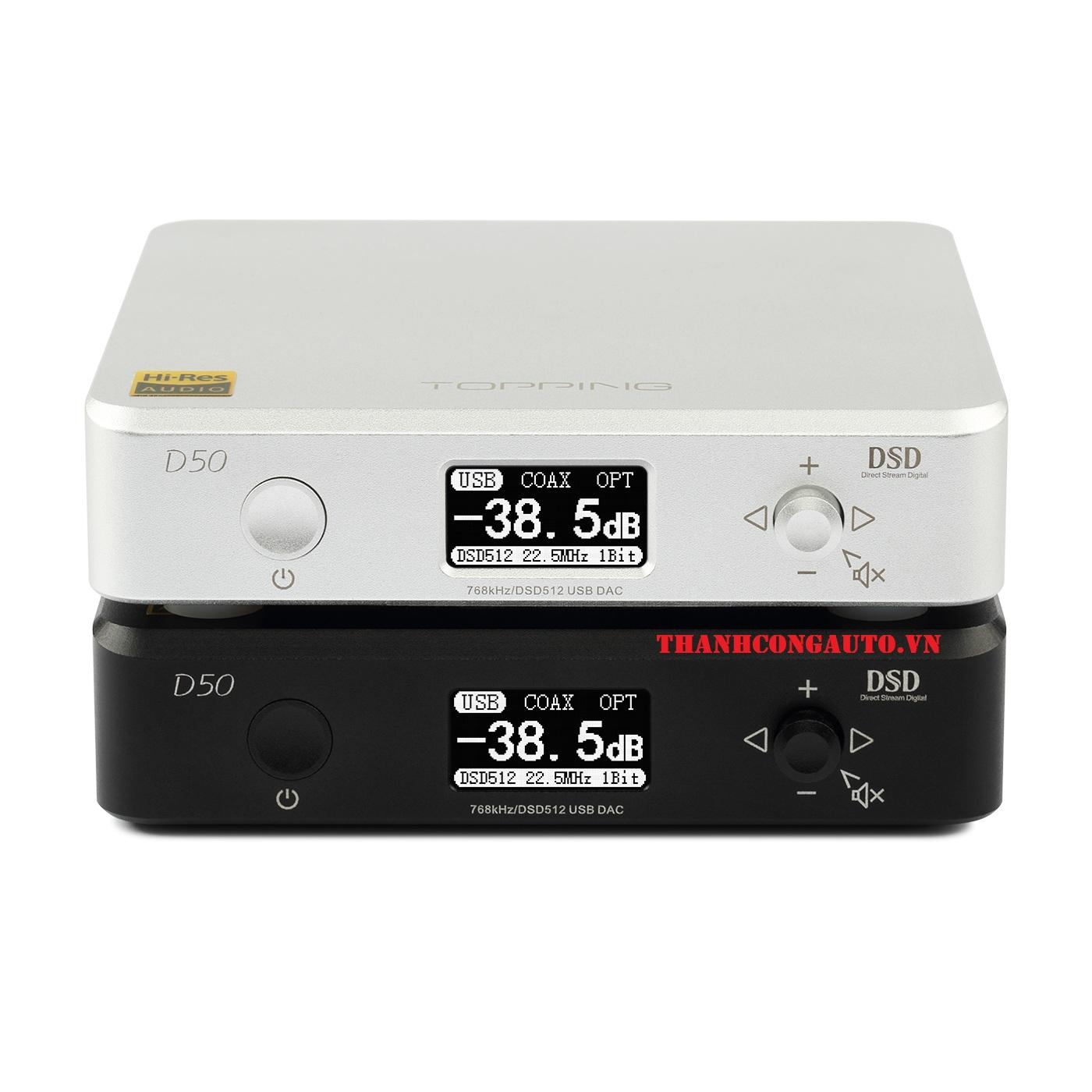 DAC cao cấp TOPPING D50 DSD512