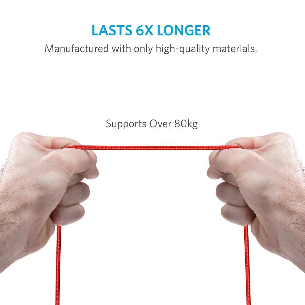 Cáp Anker Lightning Nylon 1.8m