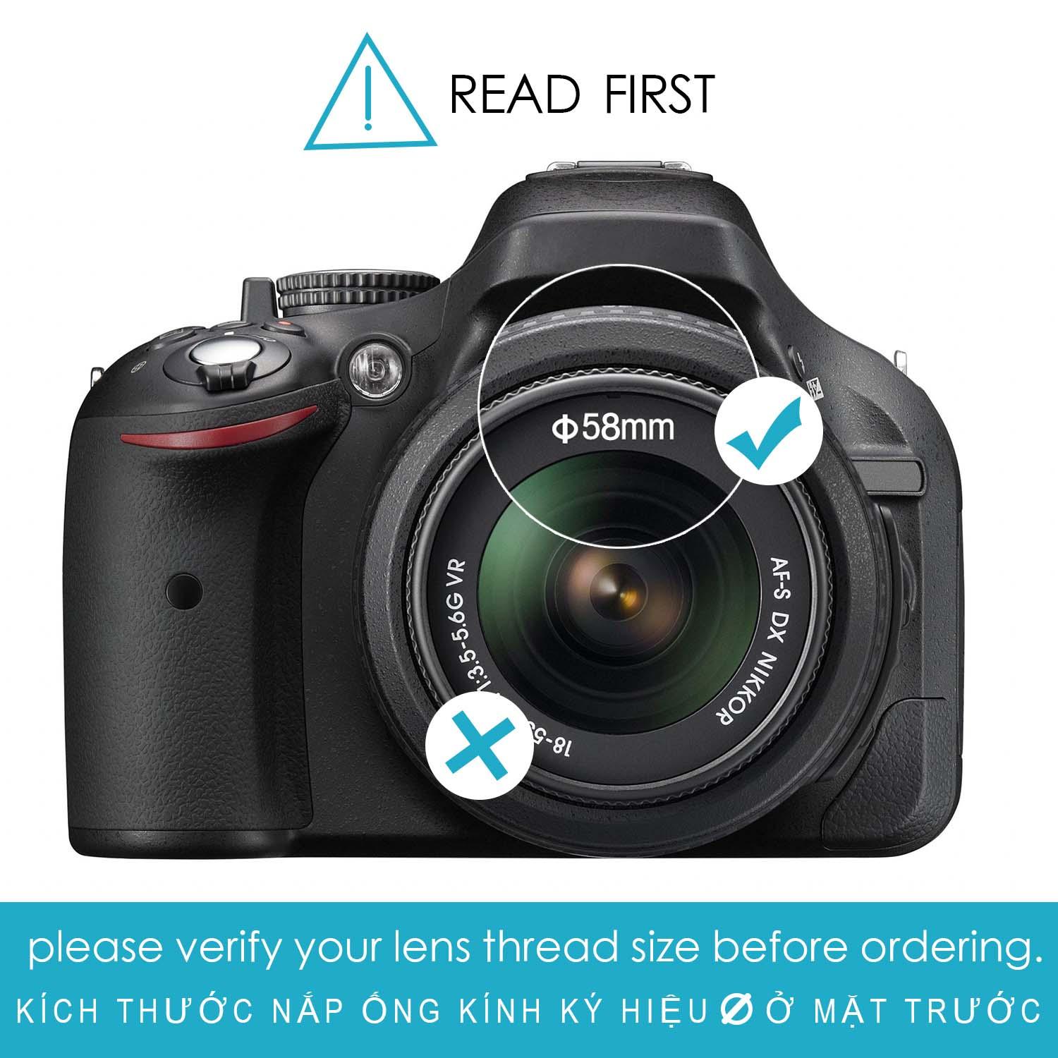 Cap lens trước dành cho Canon