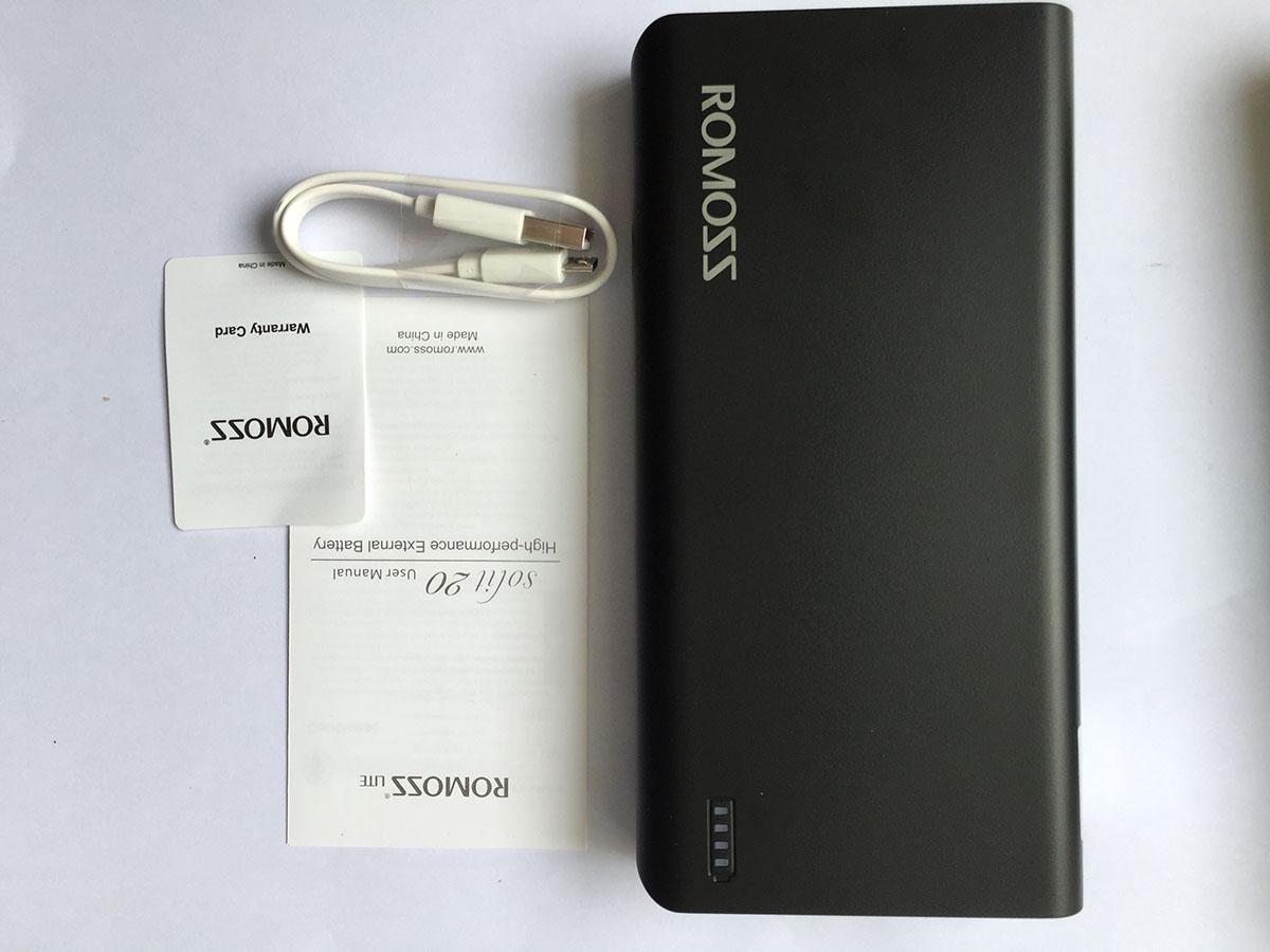 Pin sạc dự phòng Romoss Solit 20 20000mAh