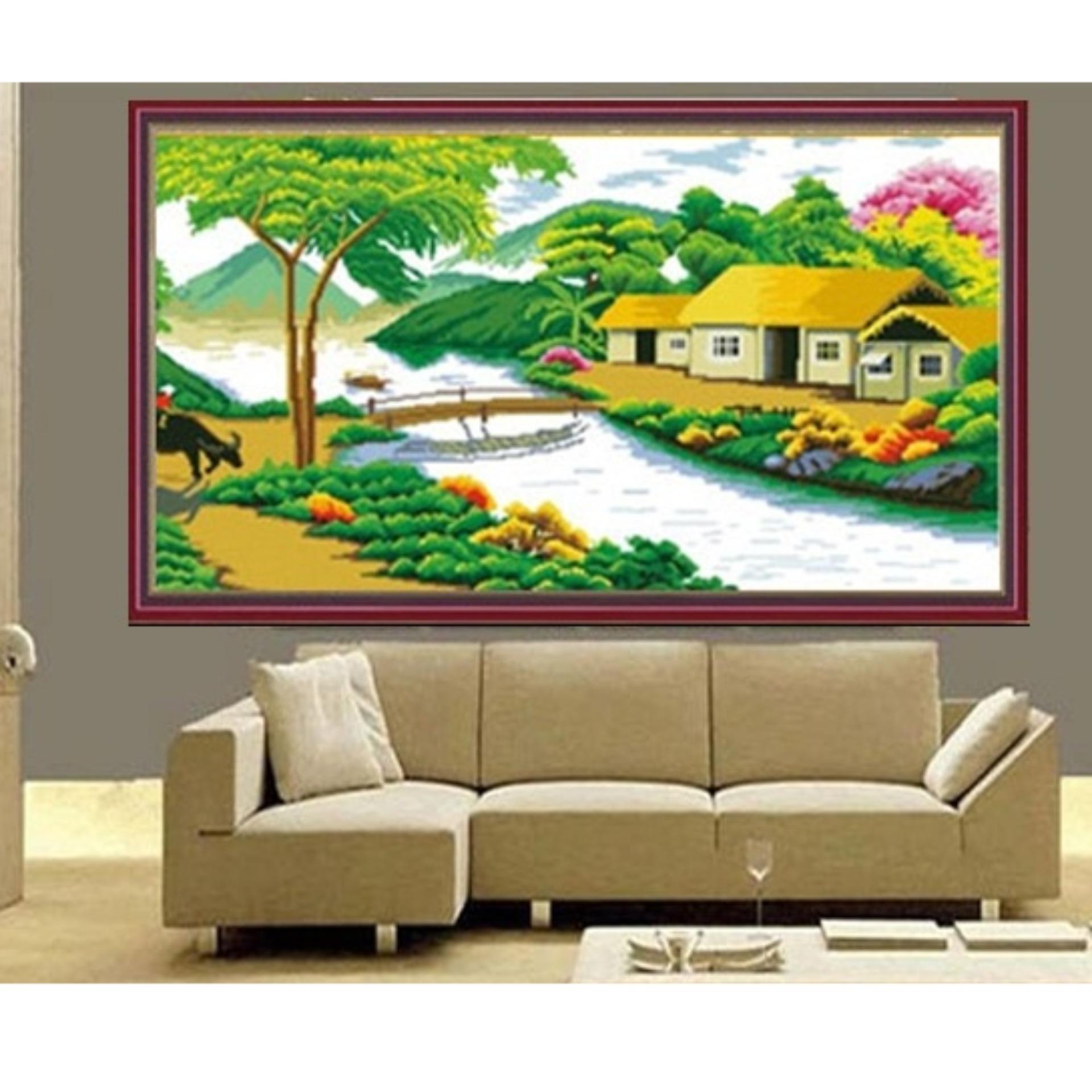 Tranh gắn đá H888 - 91x59