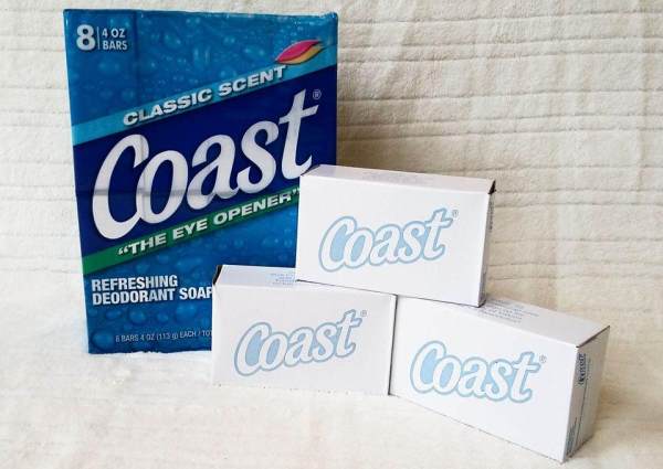 Lốc 8 bánh xà bông Coast 113g (Made in USA)