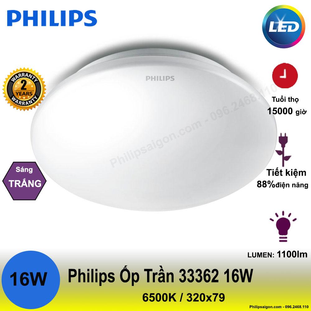 ĐÈN LED ỐP TRẦN PHILIPS 33362