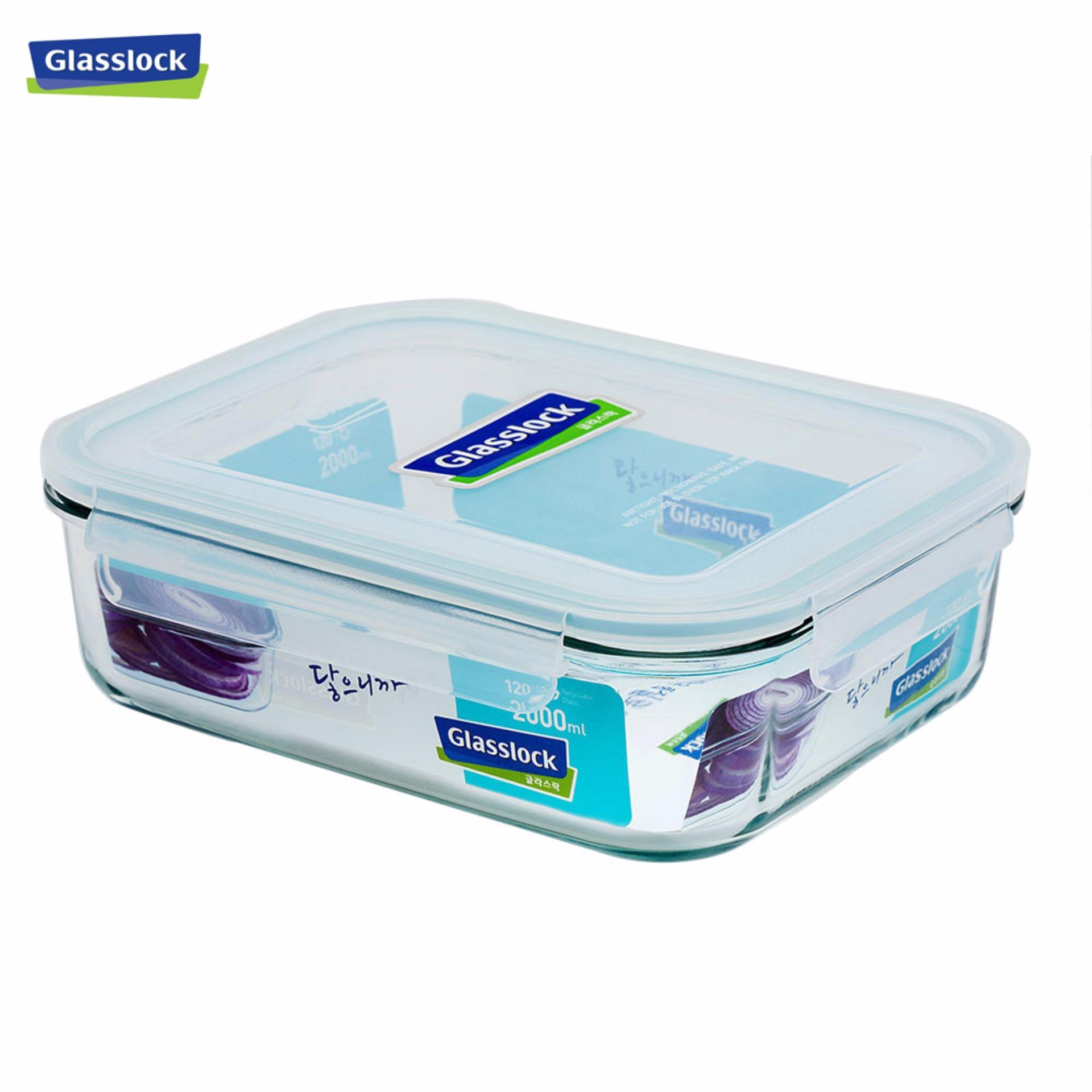 Hộp thủy tinh chịu lực Glasslock 2000ml