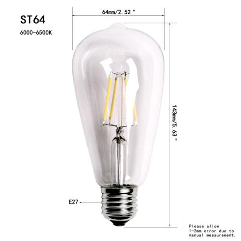 Đèn led Edision 6W ST64