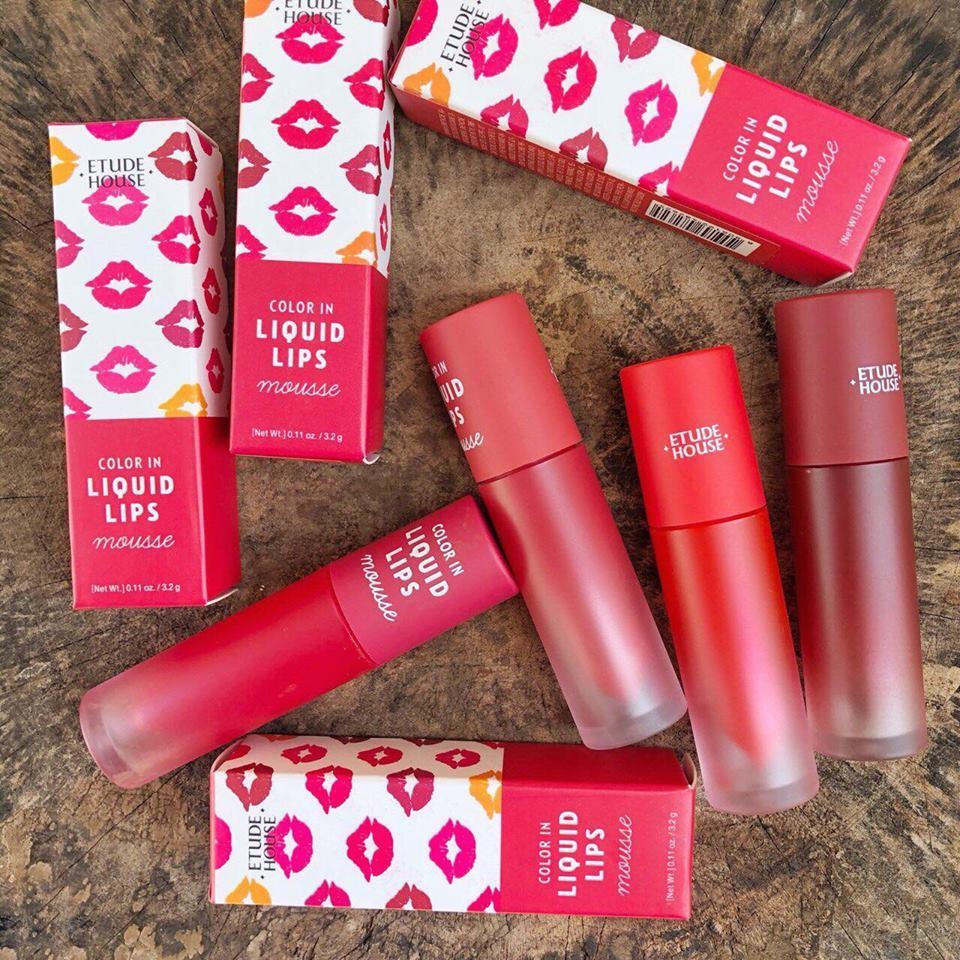 Son Kem Lì Etude House Color In Liquid Lips Mousse