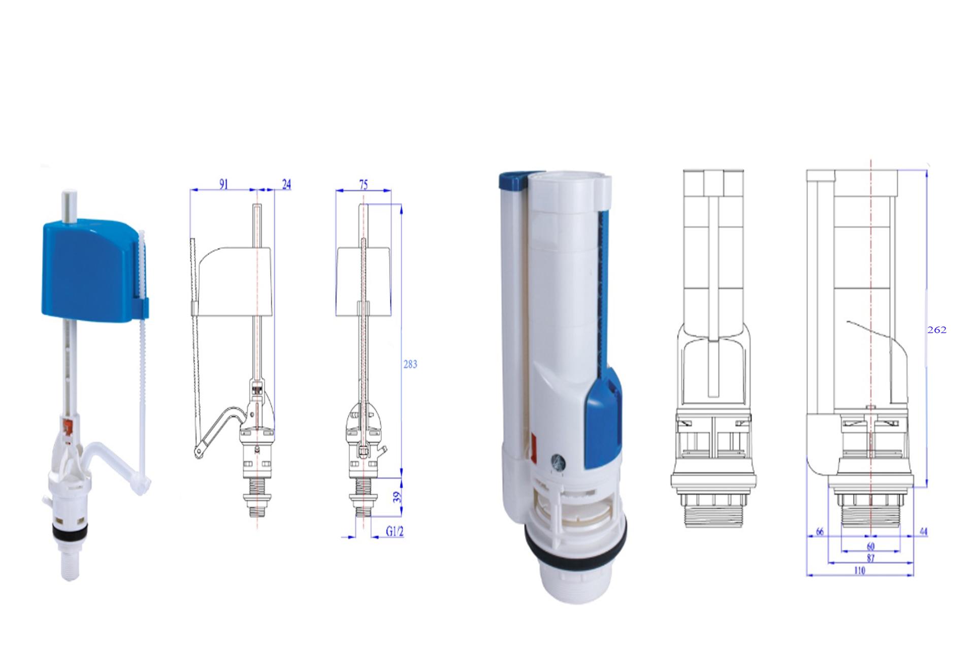 Van cấp nước vào dành cho các loại bồn cầu