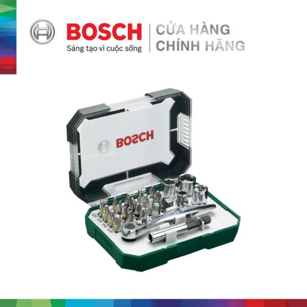 Bộ vặn vít Bosch 26 món 2607017322